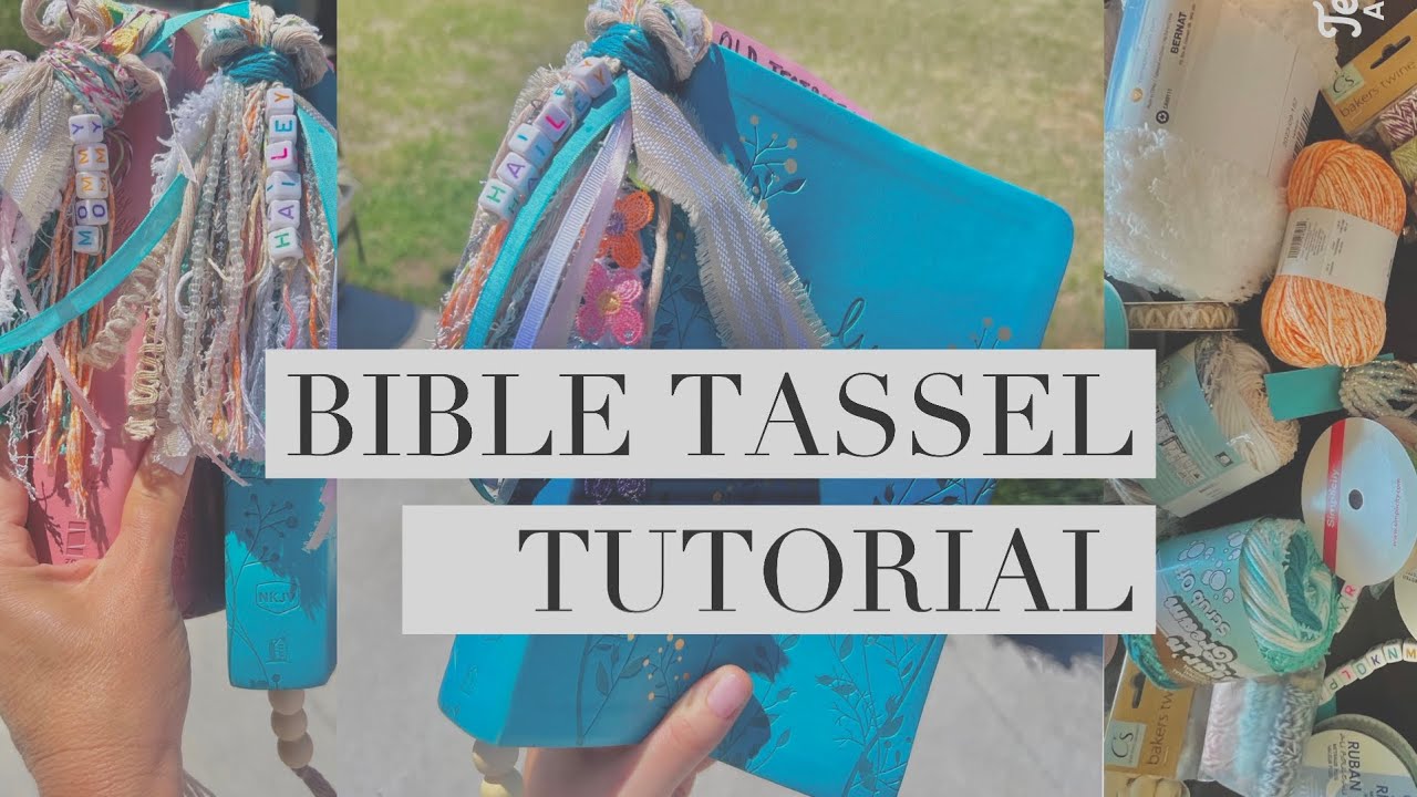 diy bible tassel tutorial