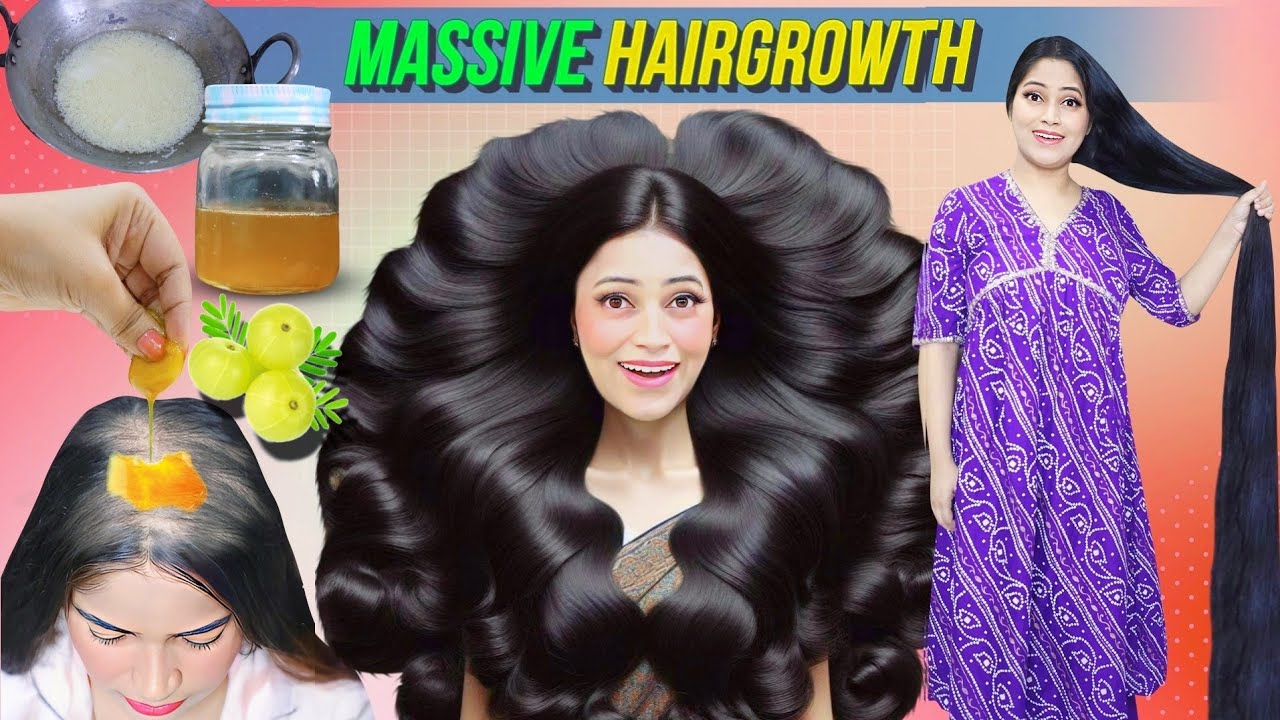 Best Homemade Hair Oil 👌 I Applied this on Bald Scalp & Got Massive Hairgrowth In few weeks 🙆‍♀️