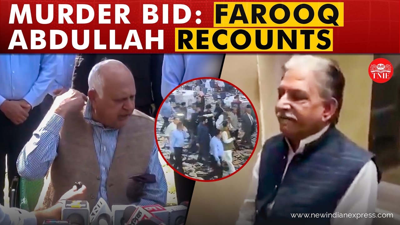Farooq Abdullah recalls moments after gunshots, suspect says he 'wanted to kill him for 20 years'