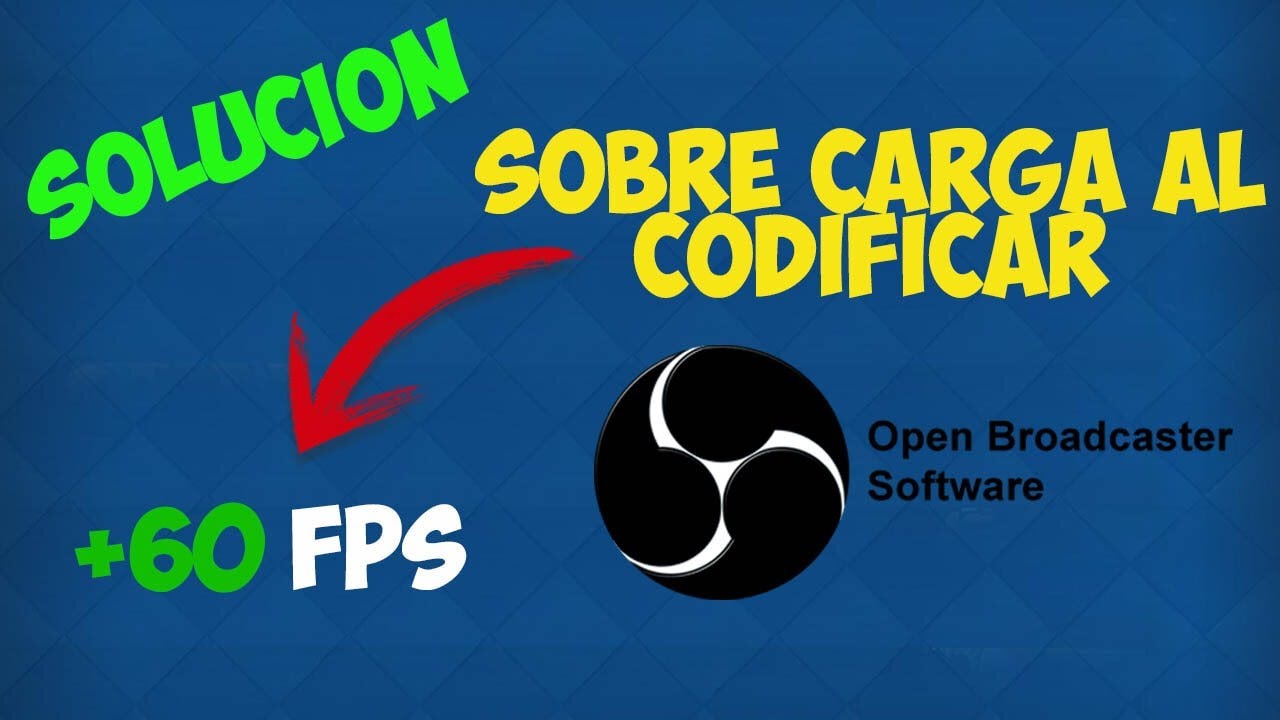 Sobre carga al codificar en OBS con Retraso o Lag? Solucion!