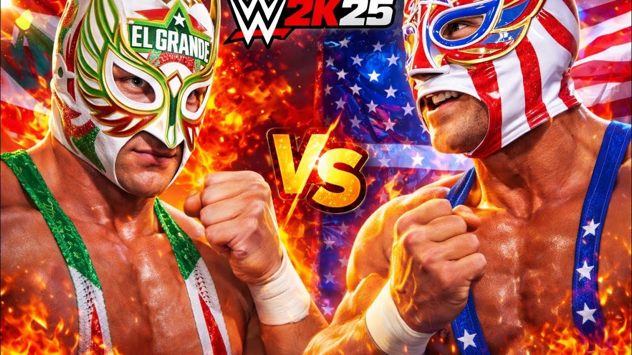 El grande Américano🇲🇽 VS 🇺🇸El grande Américano (pelea normal)