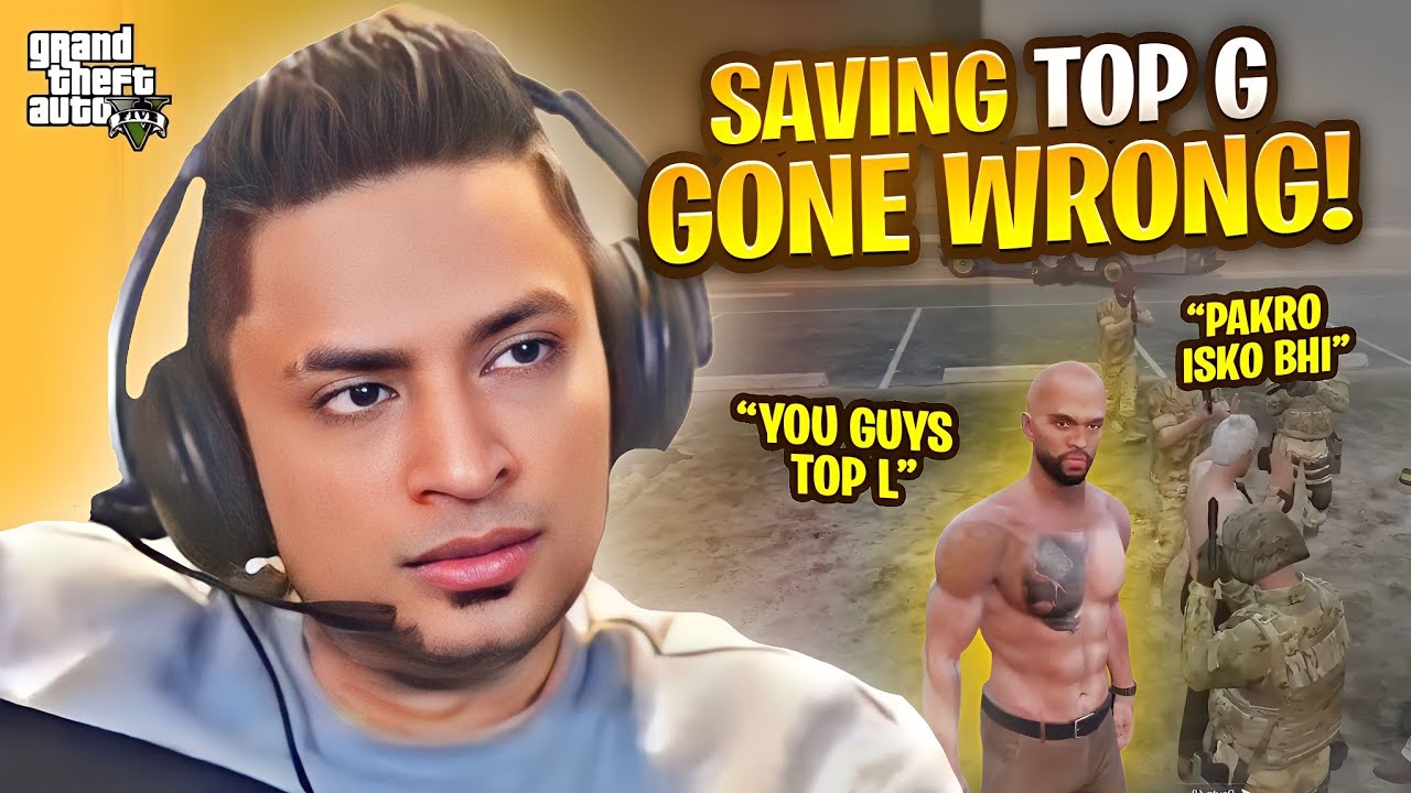 SAVING ANDREW TATE FROM PRISON (GONE WRONG)😅 - GTA 5 GAMEPLAY - MRJAYPLAYS