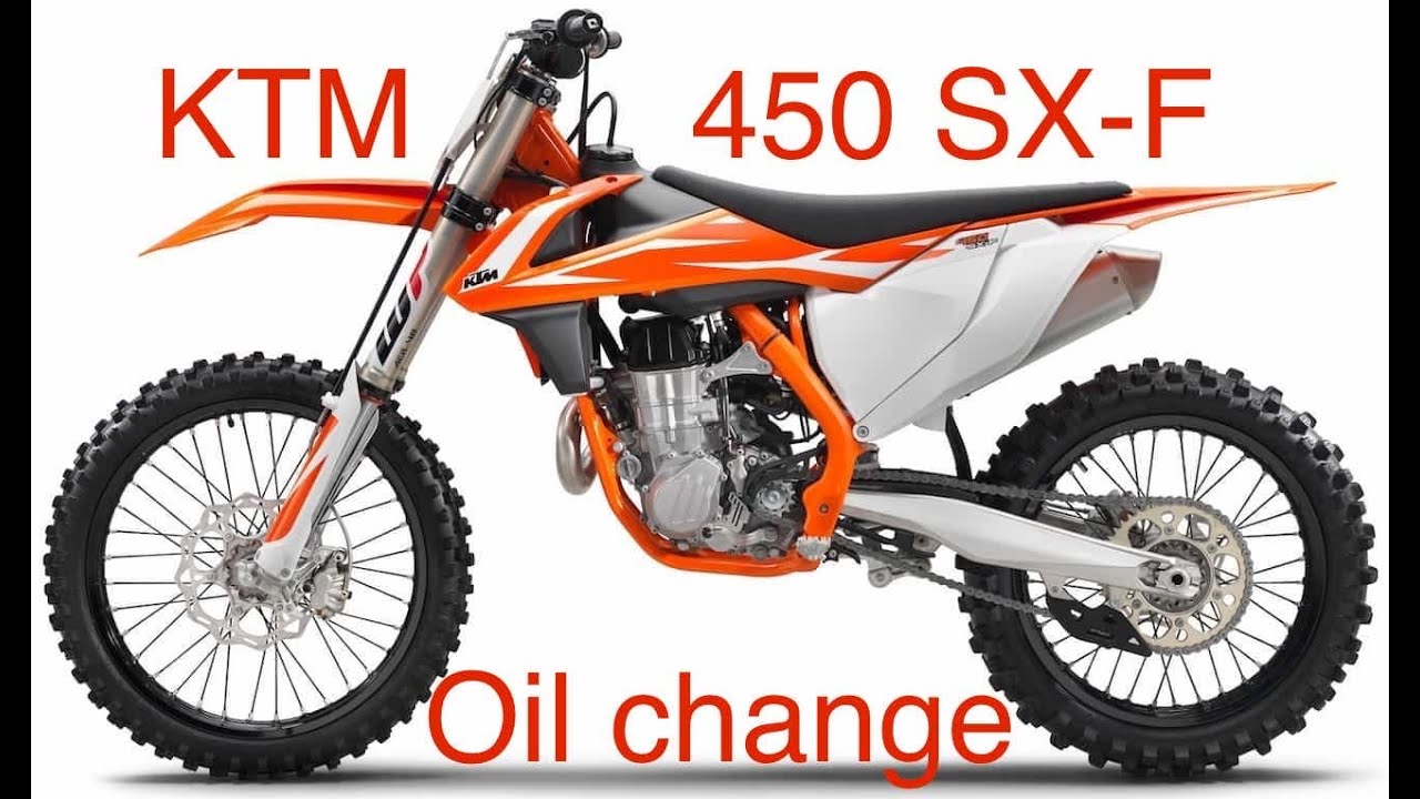 2015.5-Present KTM 450 SX F Oil Change
