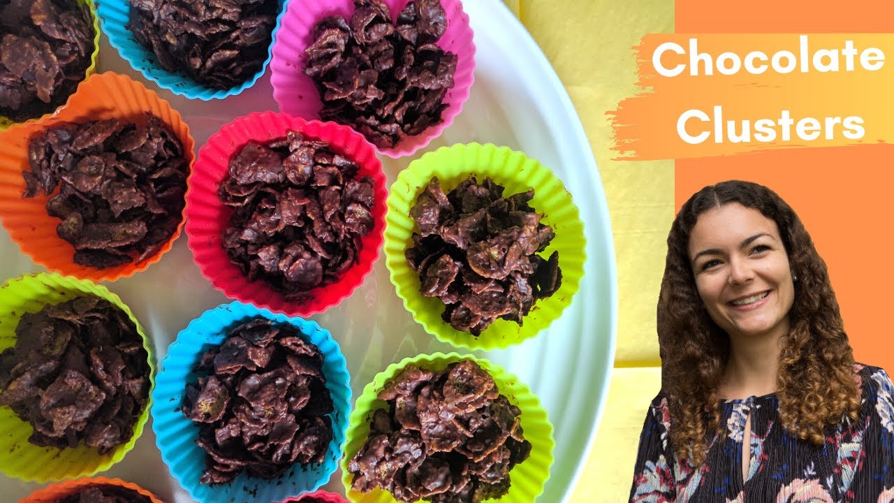 CHOCOLATE CORNFLAKE CLUSTERS | delicious and quick no-bake dessert or snack recipe