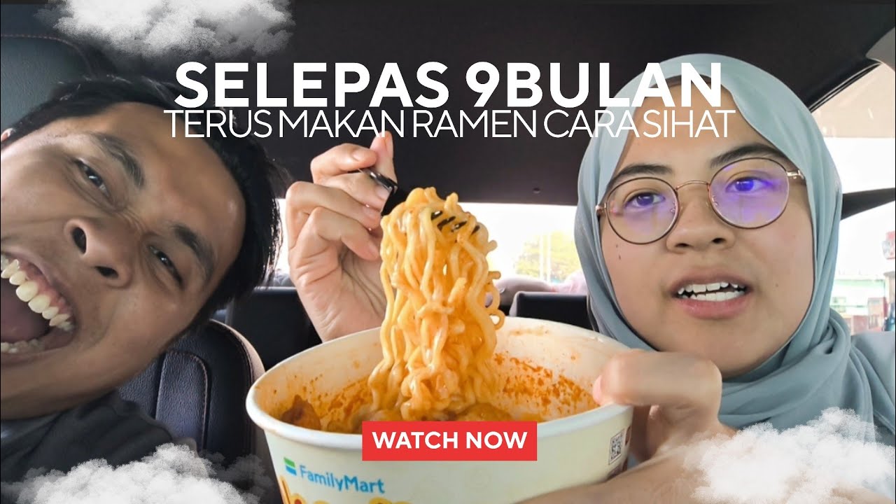 MAKAN RAMEN ODEN SAYUR SELEPAS 9 BULAN  TAK MAKAN 🍜