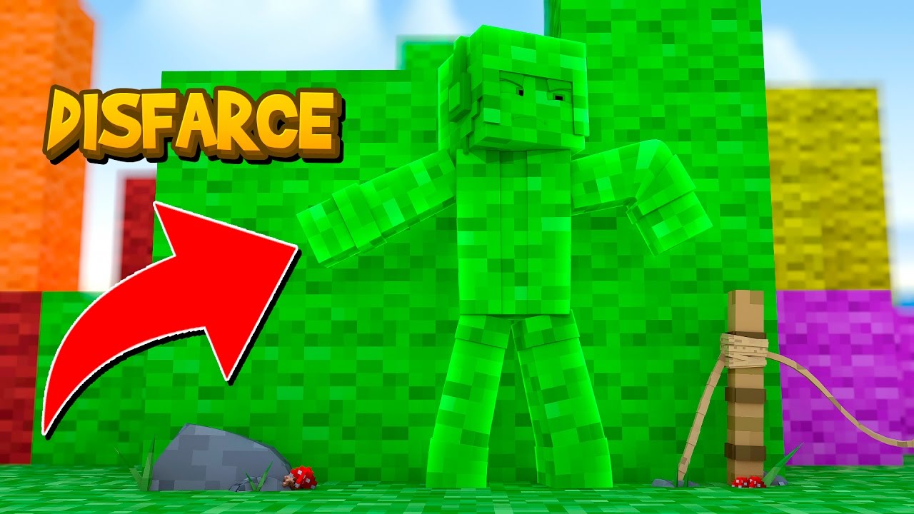 Minecraft: DISFARCE DE L&Atilde; - (Esconde-Esconde)