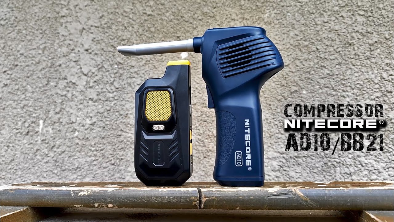 Электрическая тряпка/Компрессор Nitecore BB21/Nitecore AD10@CorcoranALBattery duster