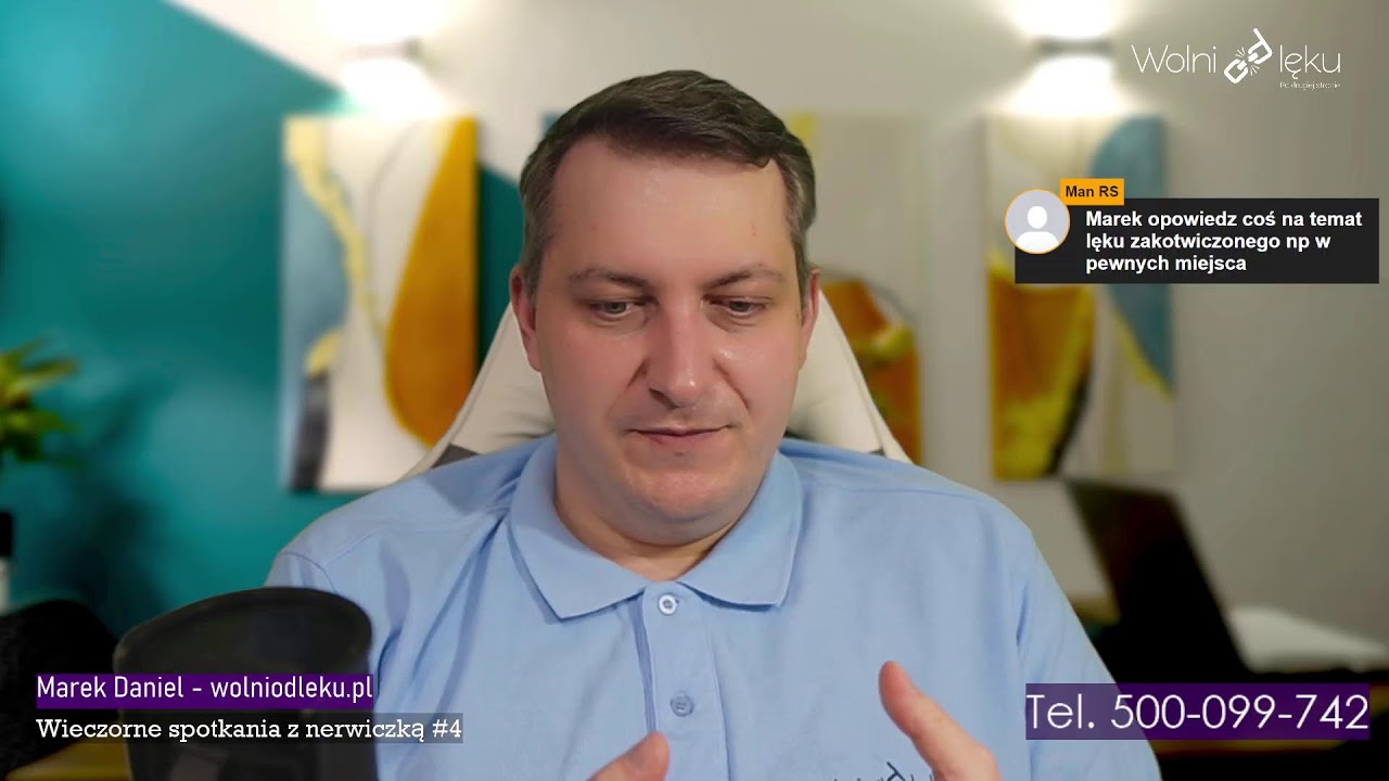 Wieczory z #nerwica 4 - Live z widzami, #Nerwica #Depresja #Lek #emocje #psychologia
