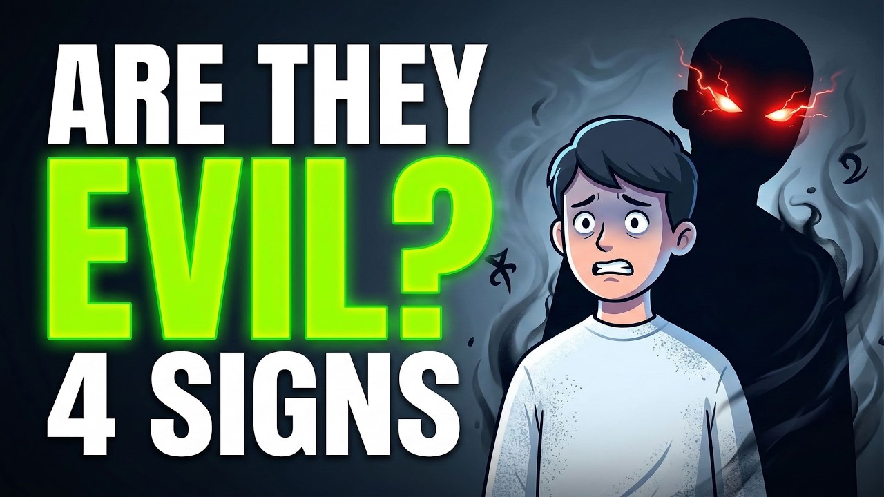 4 Psychological Signs of a Truly Evil Person (Never Ignore These)