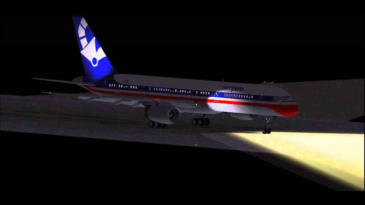 Take Off Boeing 757-236 Aeroperú. October 2, 1996