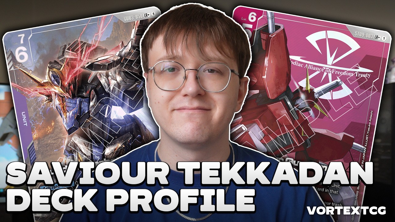 НАКОНЕЦ-ТО ИГРАБЕЛЬНО! Обзор колоды красно-фиолетовый Saviour Tekkadan в Gundam Card Game GD05!
