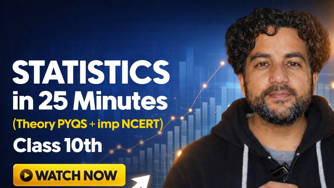 Complete Statistics in just 25 minutes with PYQS!