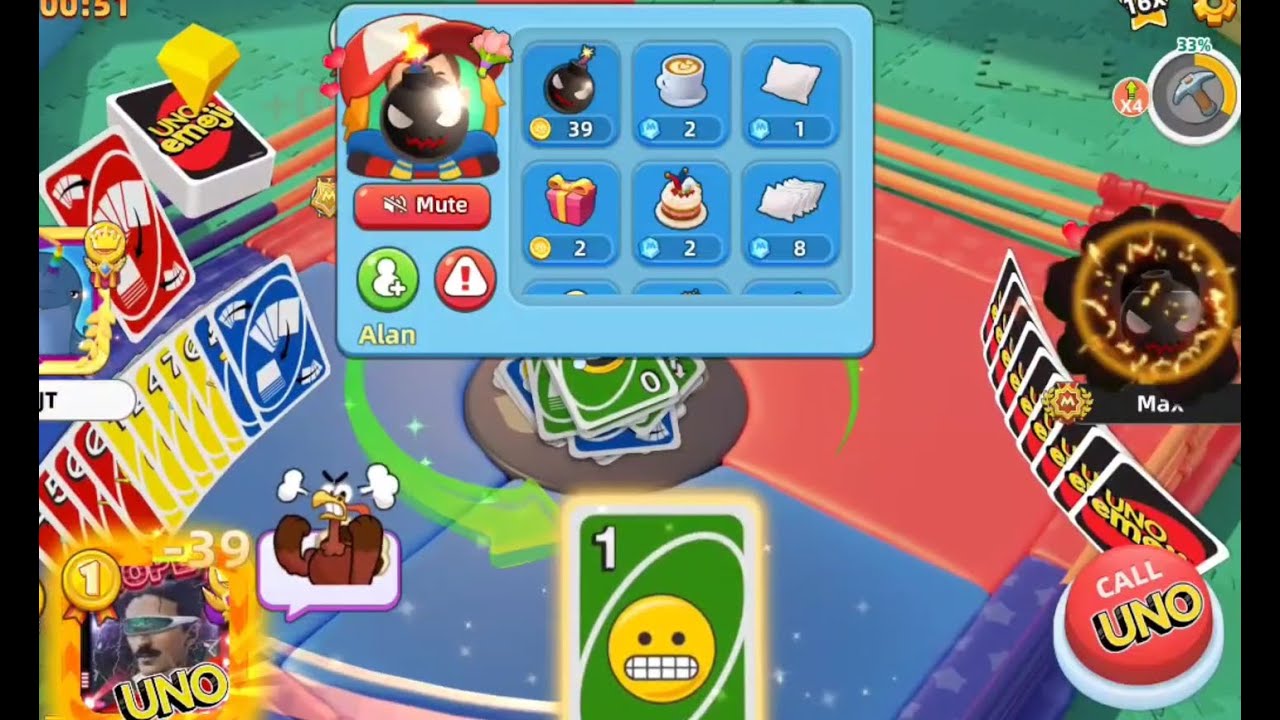 UNO! Mobile Game | Some of x600, Side to Side and Room Mode