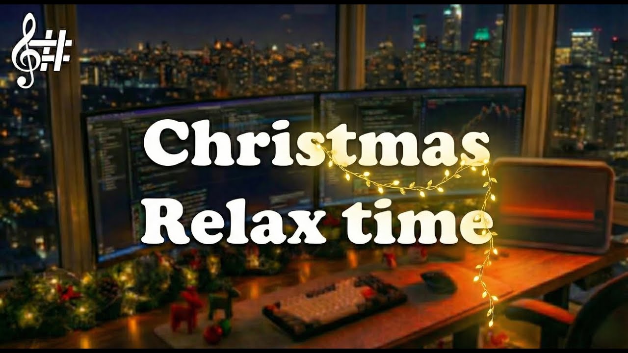 Cozy Work Lounge 🎄 Christmas LoFi Jazz to Study & Chill
