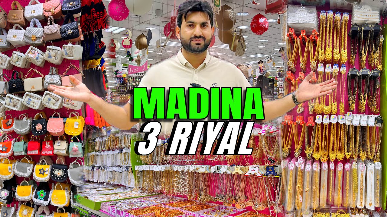 Sirf 3 Riyal Everything in Madina,Ladies bags, Jewellery, Makeup items, Madina ki Mega Sale Market