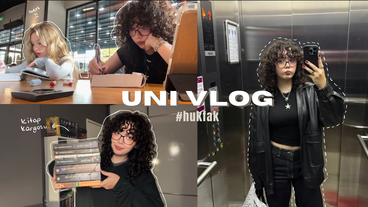 VLOG|| study date, verimli günler, kitap/sticker kargosu, hukuk dersleri, kitaplık düzenleme….
