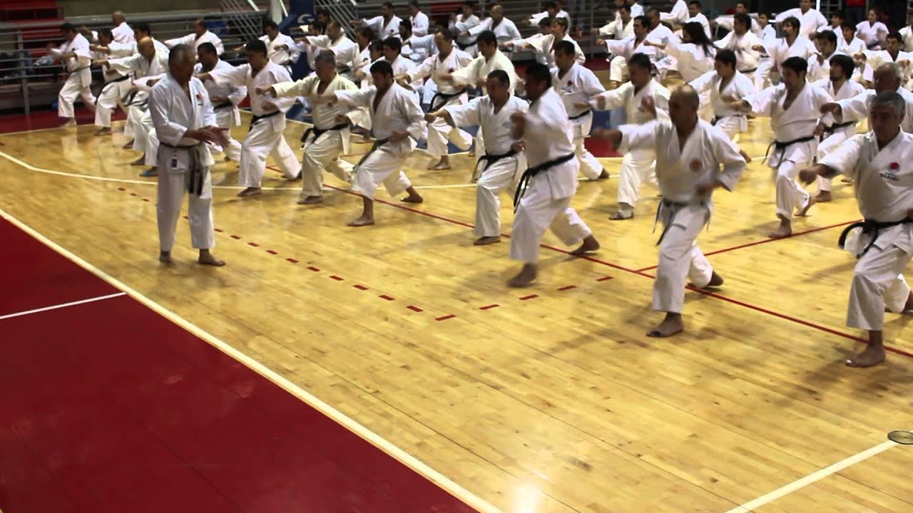 Sensei Inoue mostrando técnicas en el CEO