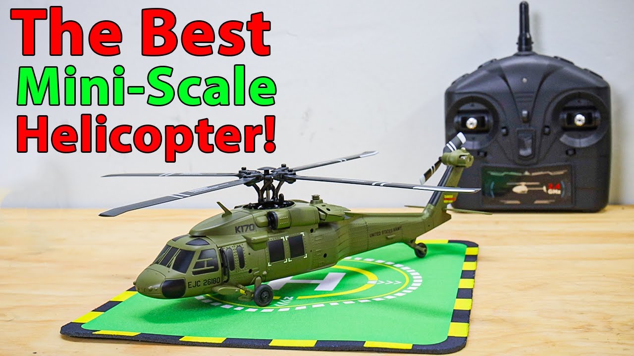 This Small RC Helicopter Is EPIC! - WL K170 Black Hawk