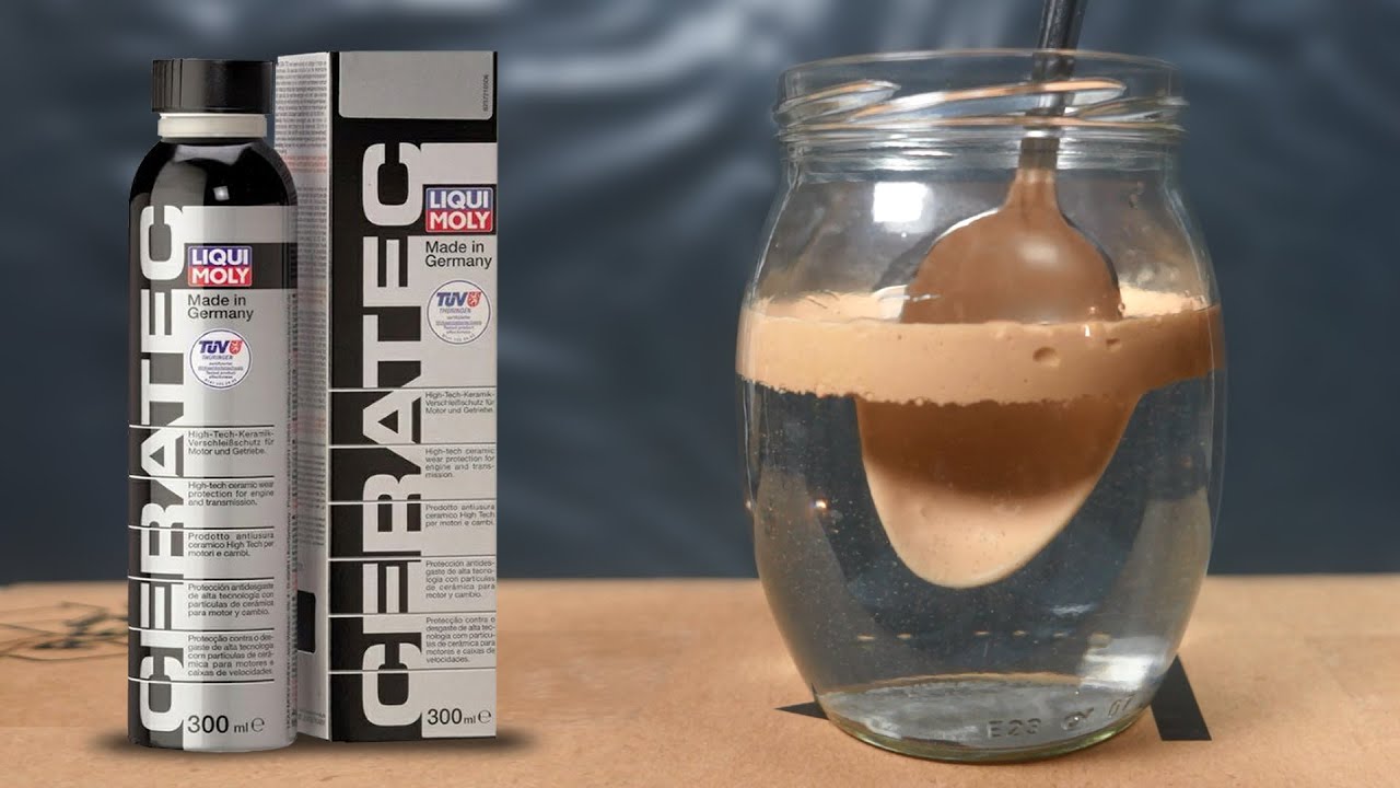 Ceratec Liqui Moly против воды - забавный тест
