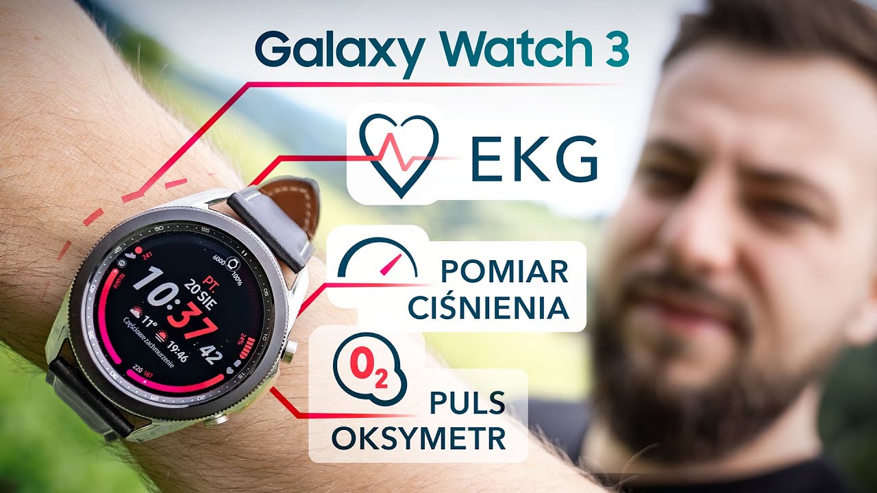 Samsung Galaxy Watch3 - Test smartwatcha z funkcją EKG i pulsoksymetrem