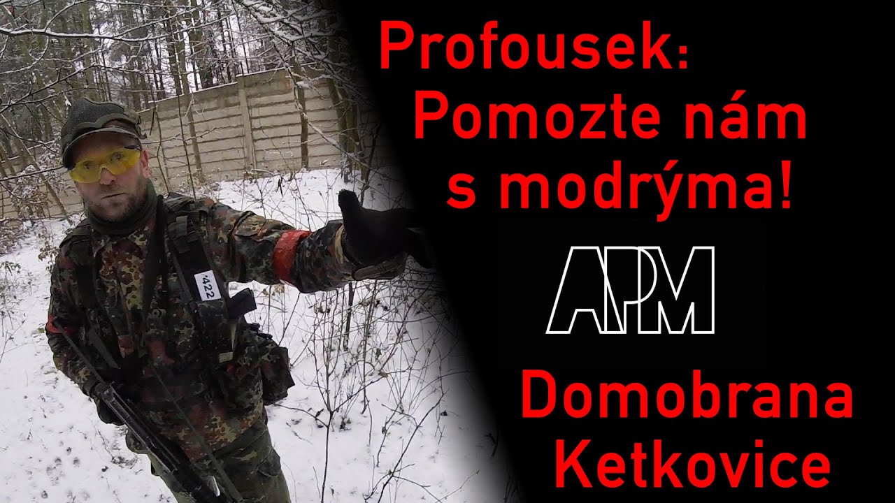 #56 - Pomozte nám s modrýma! - Domobrana Minometná palba - Ketkovice - (SRS, HK45) - Airsoft CZ