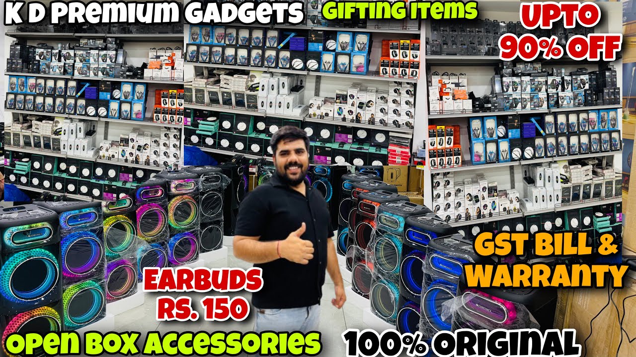Open Box Accessories | Upto 90% OFF |100% Original |Earbuds Rs. 150 |Bill & Warranty|Capital Darshan