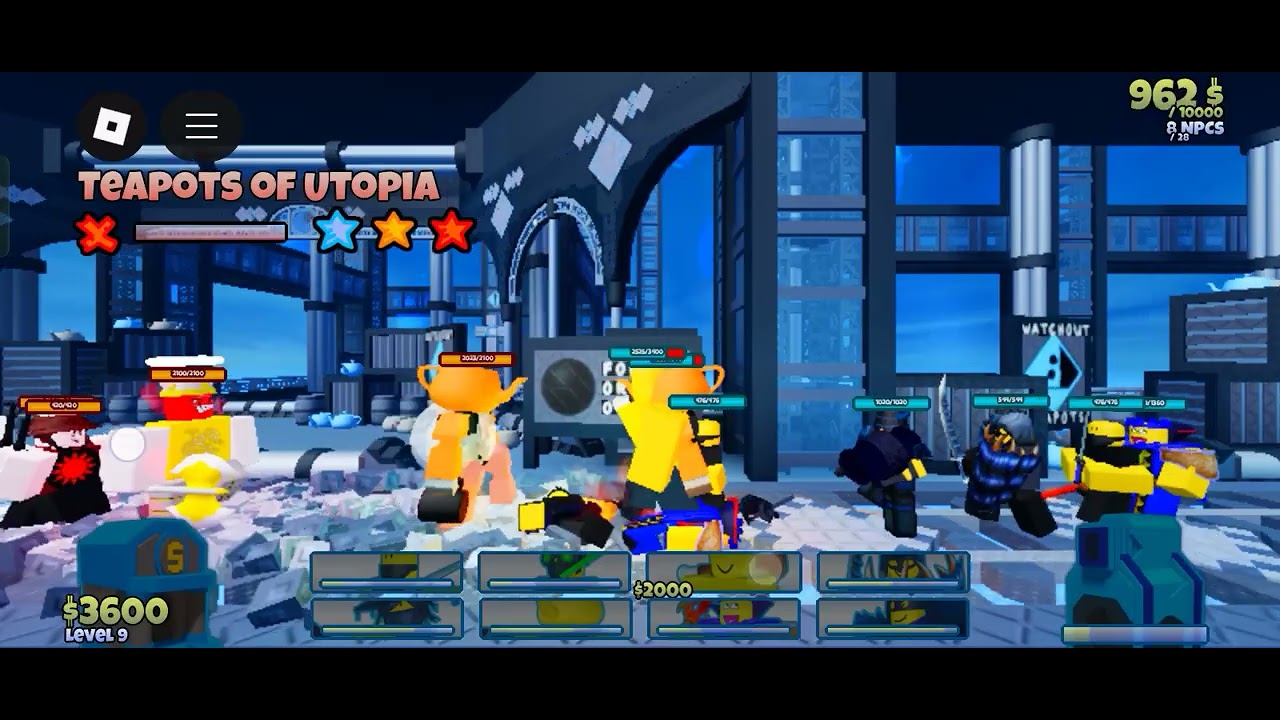 Teapots of Utopia 3 stars (BEST ATTEMPT) battle bricks