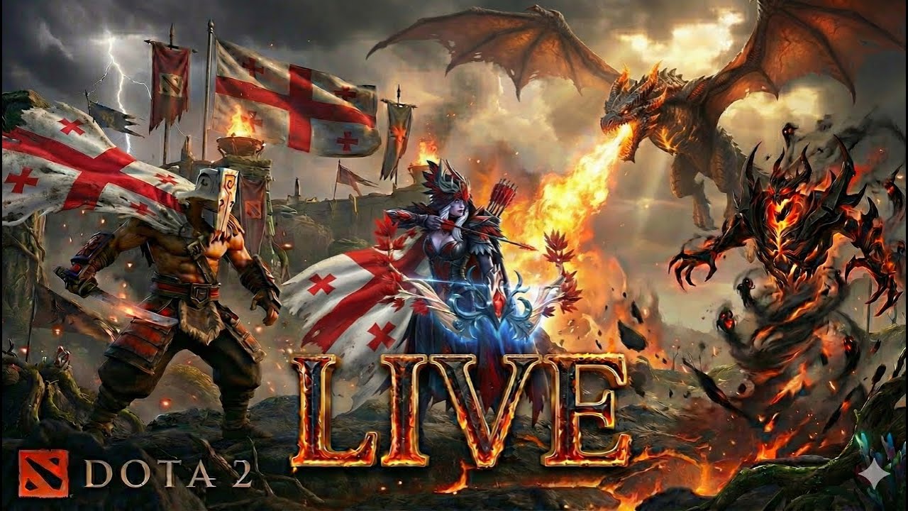 🔴 LIVE 🔴  DoTa 2 BATTLE CUP გავეშვით მოით {649} #ქართულად