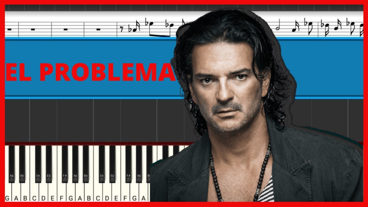 Ricardo Arjona - El Problema | Piano Tutorial | Midi