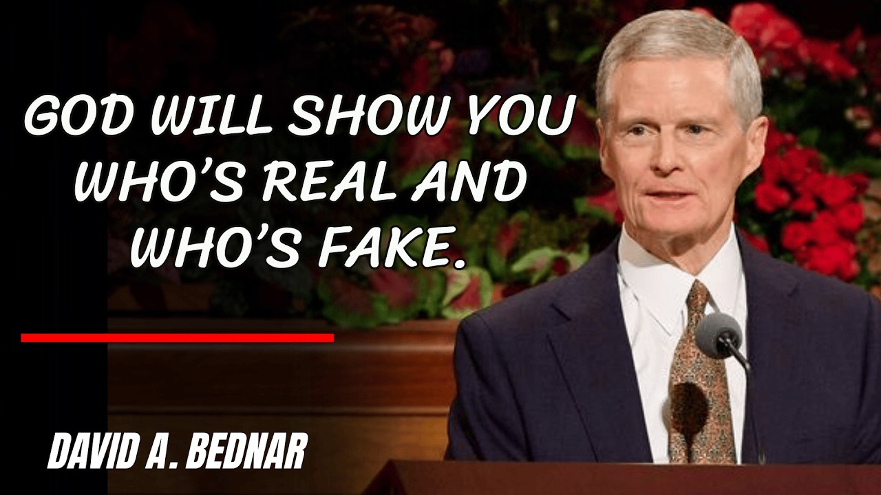 David A.  Bednar | God will show you how to tell what’s real from fake in the people around you