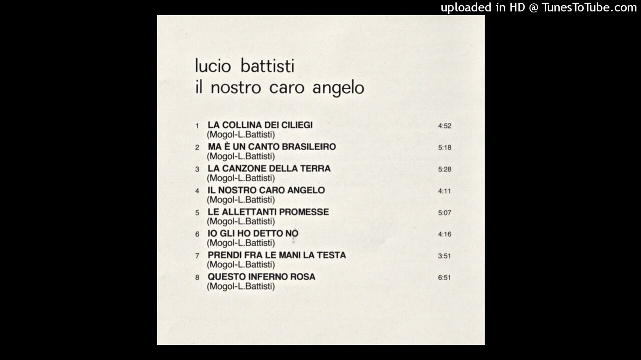 Lucio Battisti - Questo inferno rosa