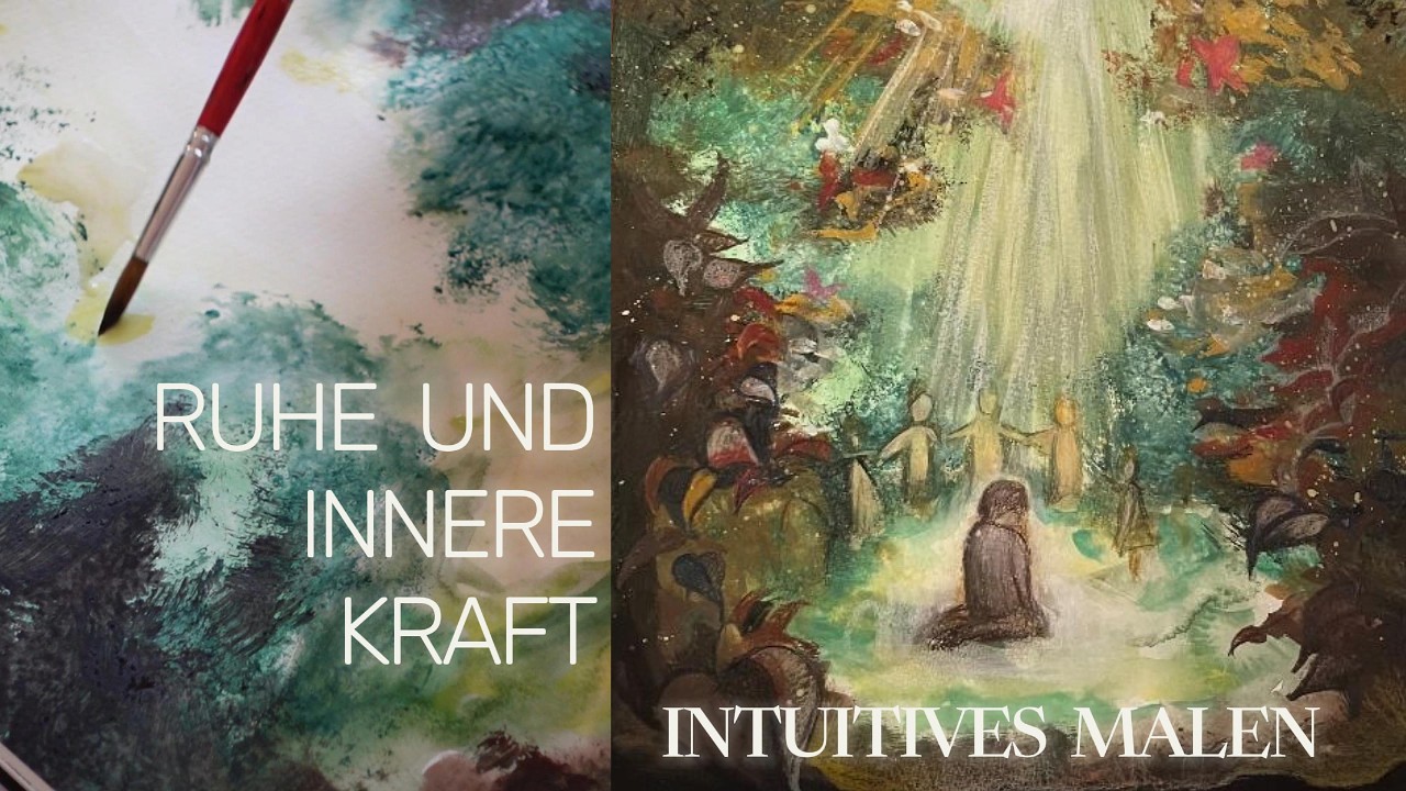 Wo finde ich Ruhe? | Intuitives Malen mit Kartenimpuls