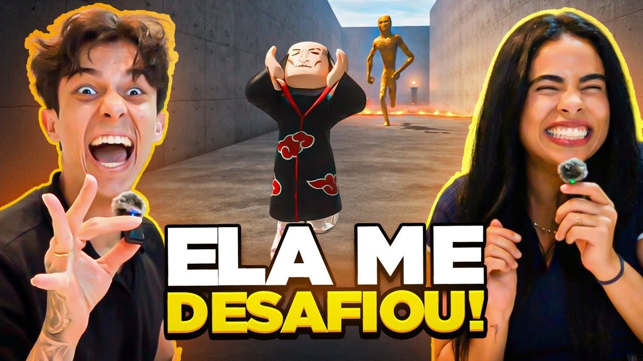 MINHA ESPOSA ME DESAFIOU NO LABIRINTO MAIS DIFÍCIL DO ROBLOX