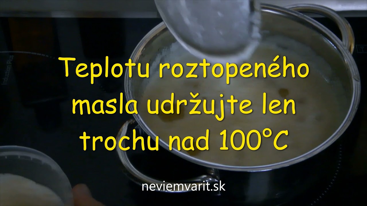 Dom&aacute;ca v&yacute;roba prepusten&eacute;ho masla