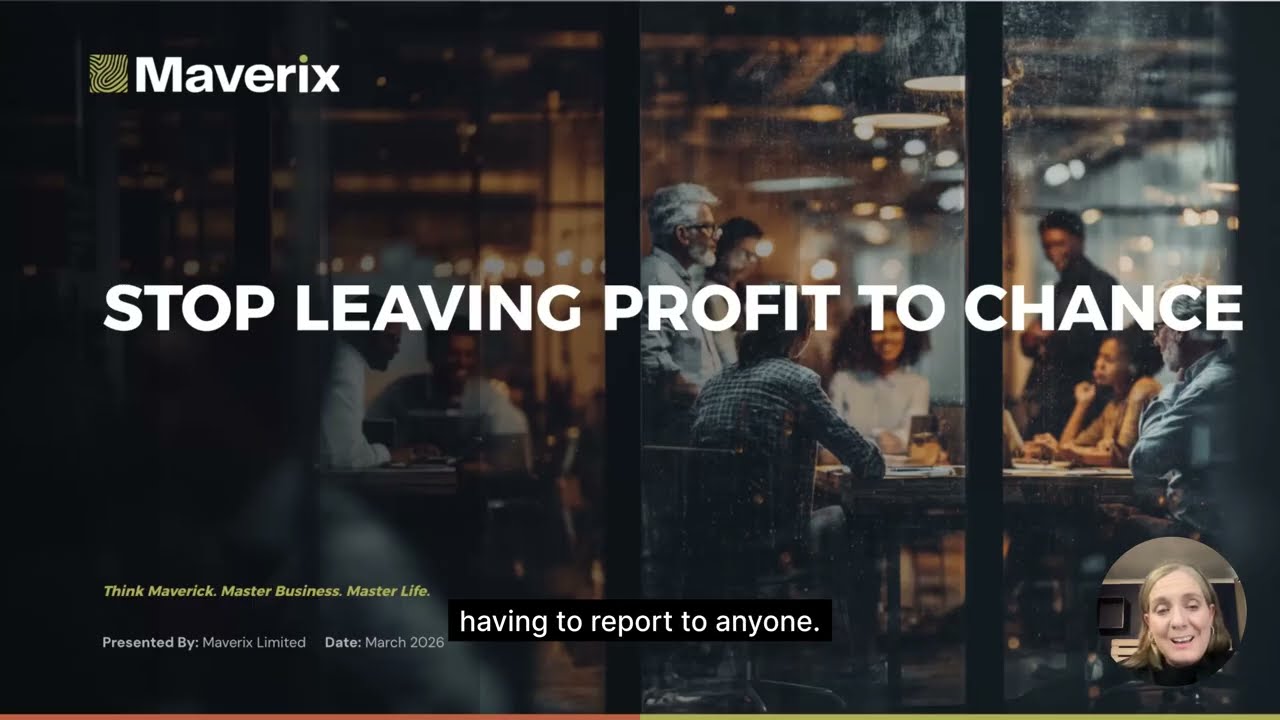Stop Leaving Your Profit to Chance | Maverix Webinar