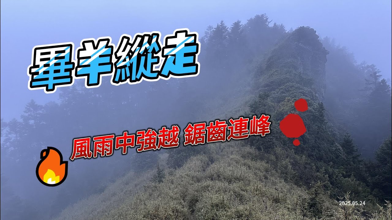 畢羊縱走  鋸齒連峰