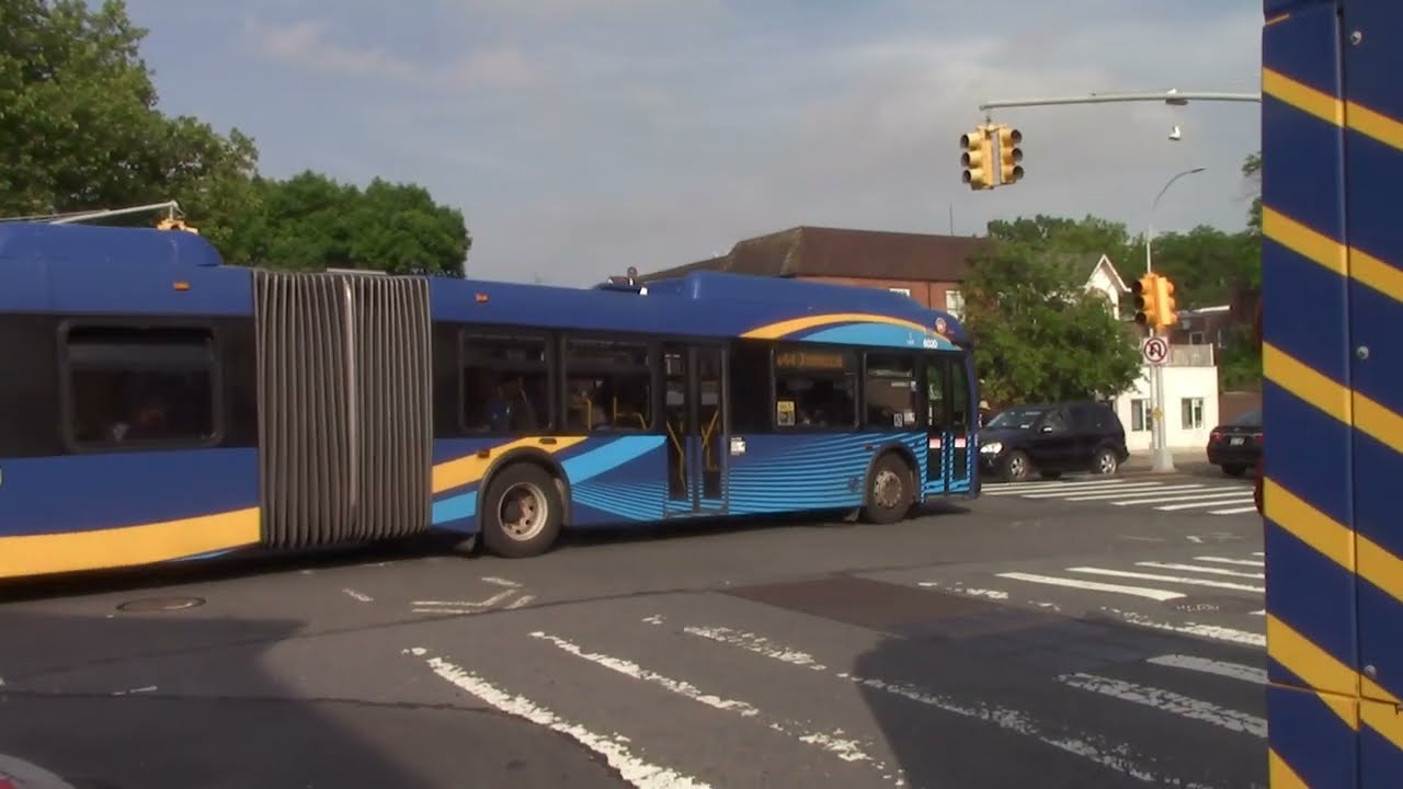 NYCT and MTA Bus: Evening Rush Hour Action at Main Street and Jewel Avenue