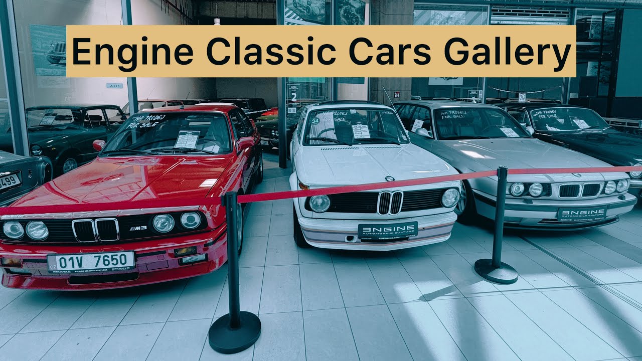 Engine Classic Cars Gallery 4K hdr
