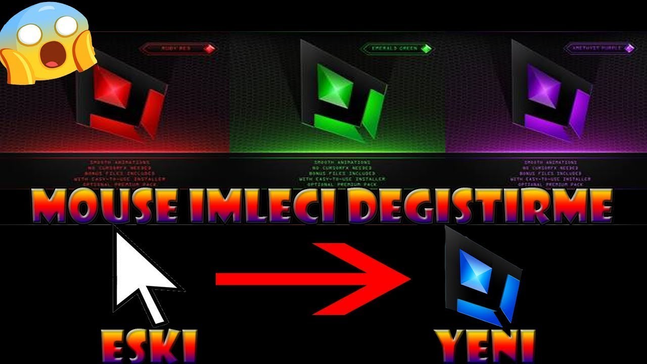 İSTEDİĞİMİZ FARE İMLECİNİ NASIL YAPABİLİRİZ !!!  (DETAYLI ANLATIM)