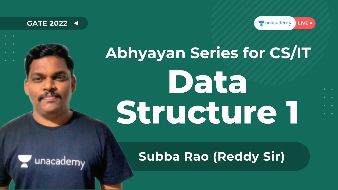 Data Structures 1 | Abhyayan Series | Concepts through Questions | Subba Rao (Reddy sir)