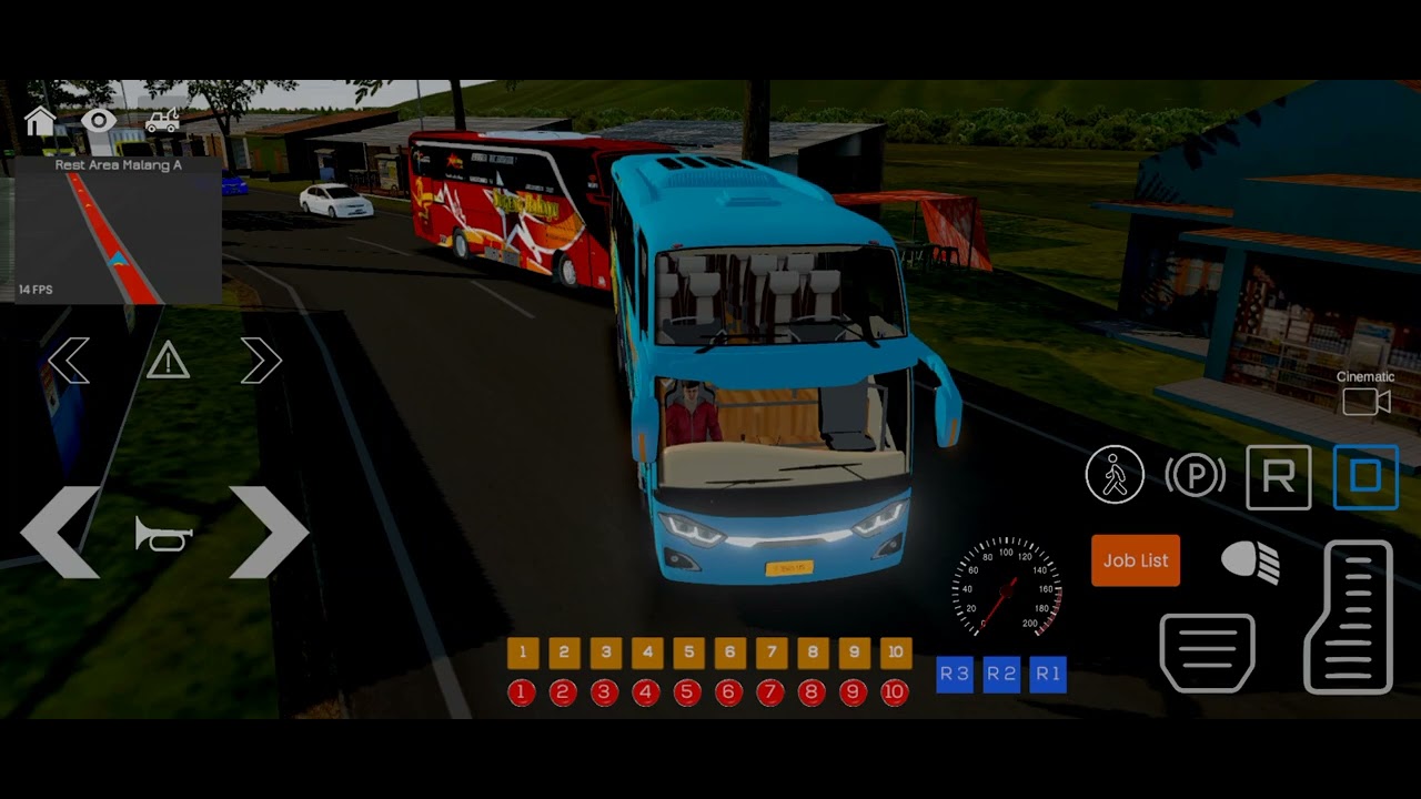 Bus tolotet berangkat dari terminal