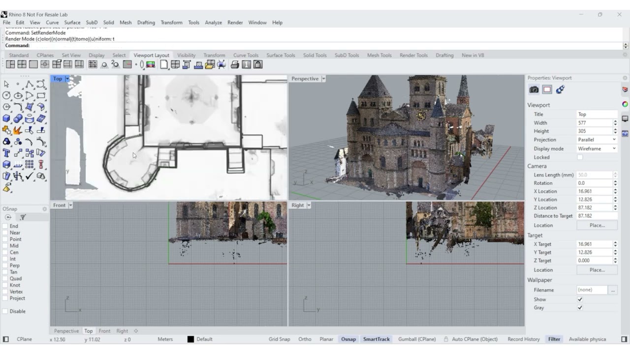 Point Clouds via Qbitec For Rhino - Prototype