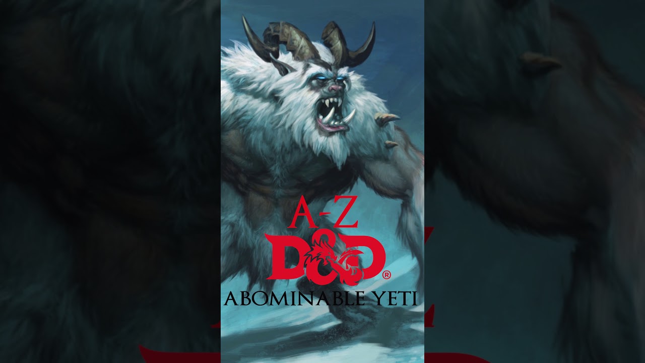 A-Z of D&D Monsters - Abominable Yeti #shorts