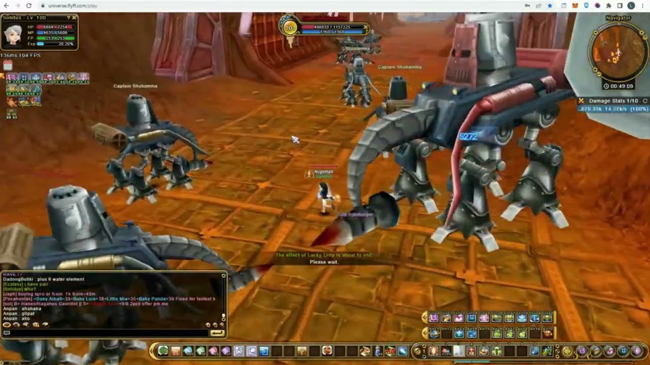 Flyff Universe - Ringmaster Moonbeam Solo Giant Hunting