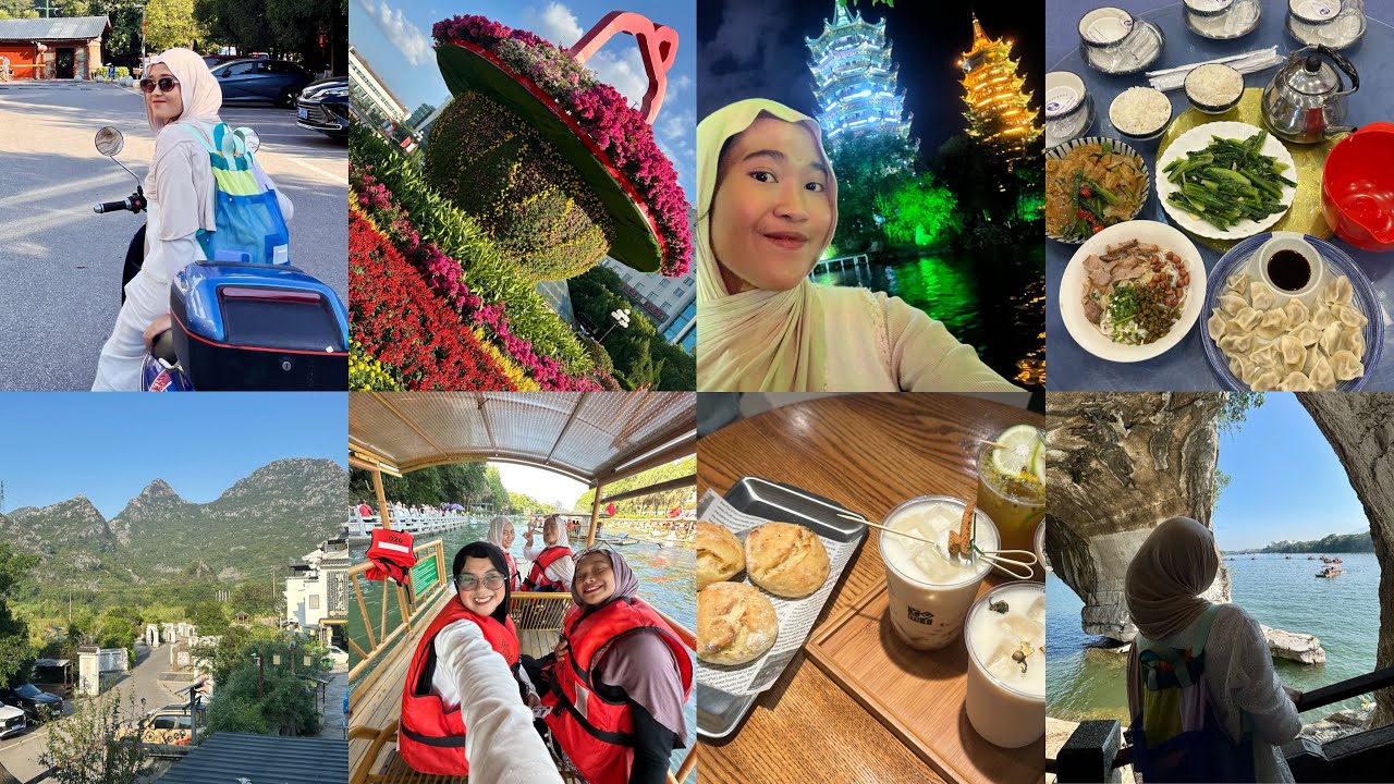 Tell-it China Diaries  | 24 Hours in Guilin桂林🚞🐘🏞️ -象鼻山-sun n moon pagoda-中心商场-dongxi alley✴️