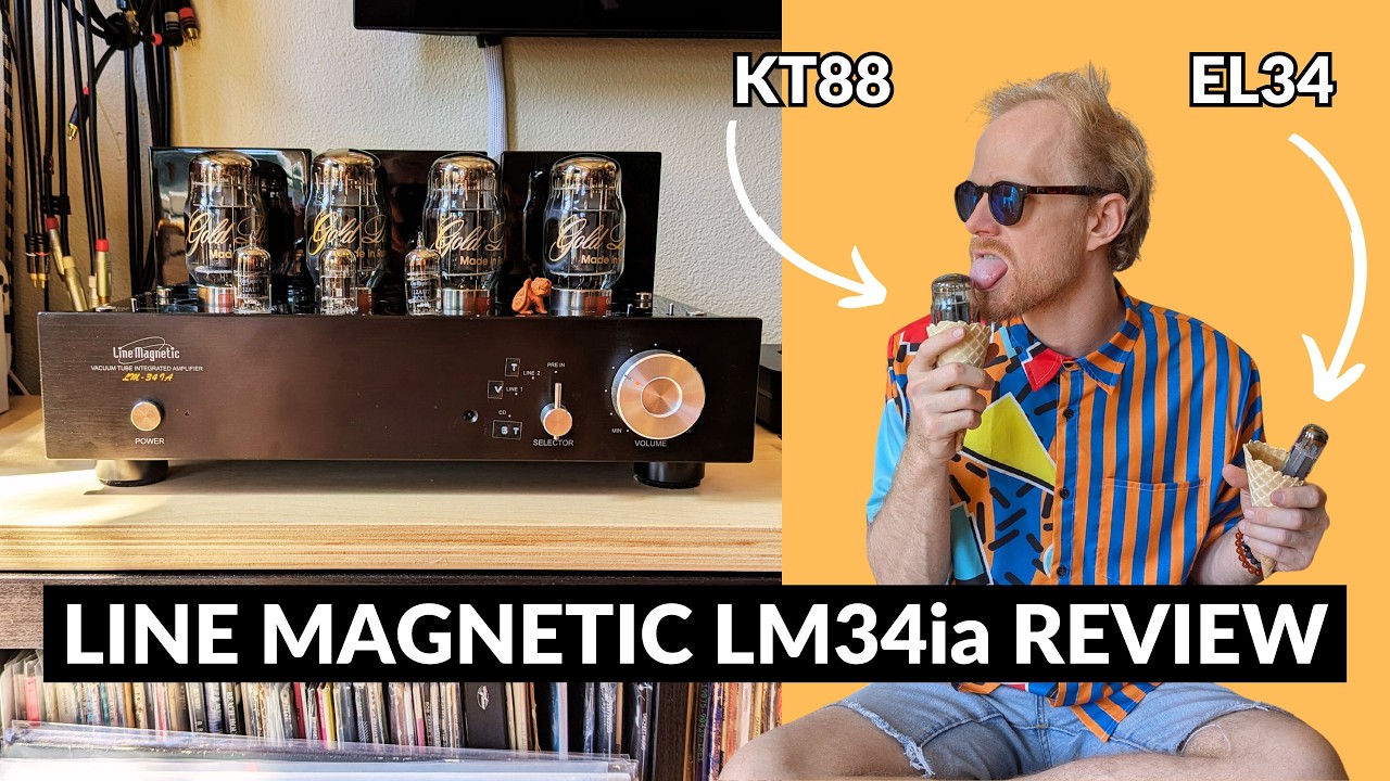 Two Amps in One! The Line Magnetic LM34IA with EL34 and KT88!