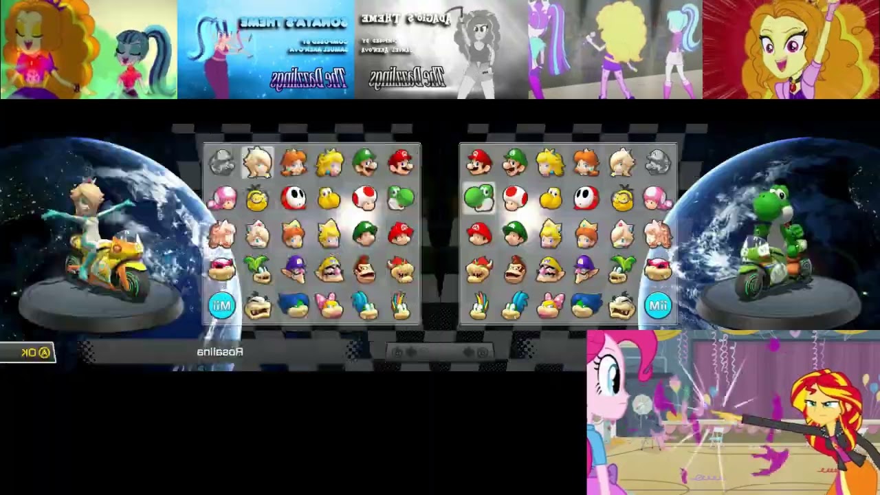 (OLD) Rosalina & Yoshi have a Sparta Valentine Mix ft The Dazzlings & Equestria Girls
