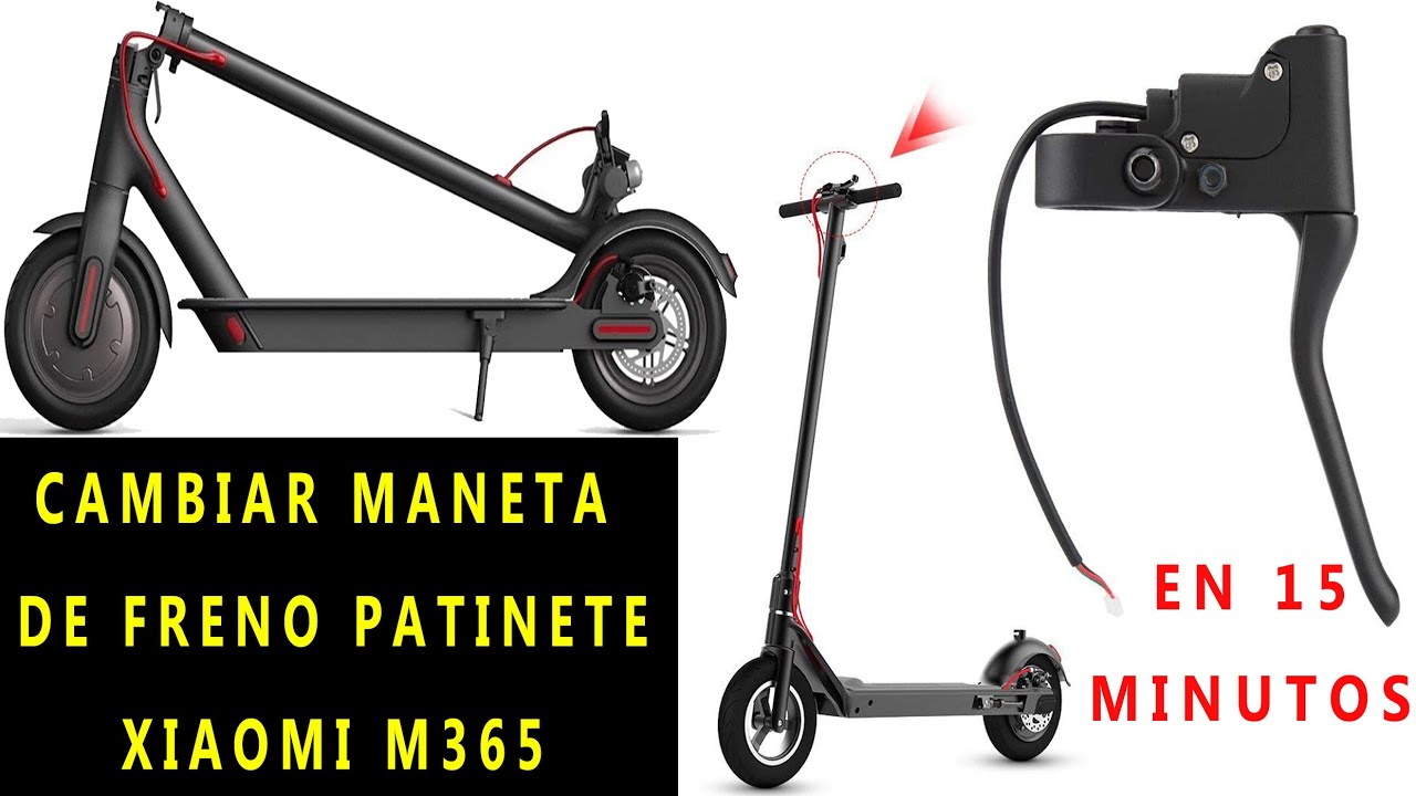 cambiar maneta de freno patinete xiaomi M365