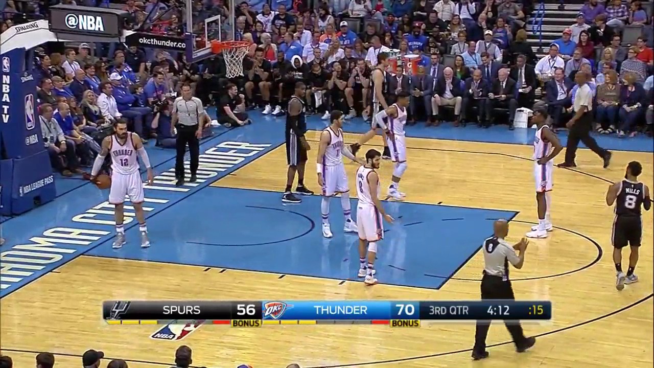 Pau Gasol vs Thunder (31 - 3 - 2017)