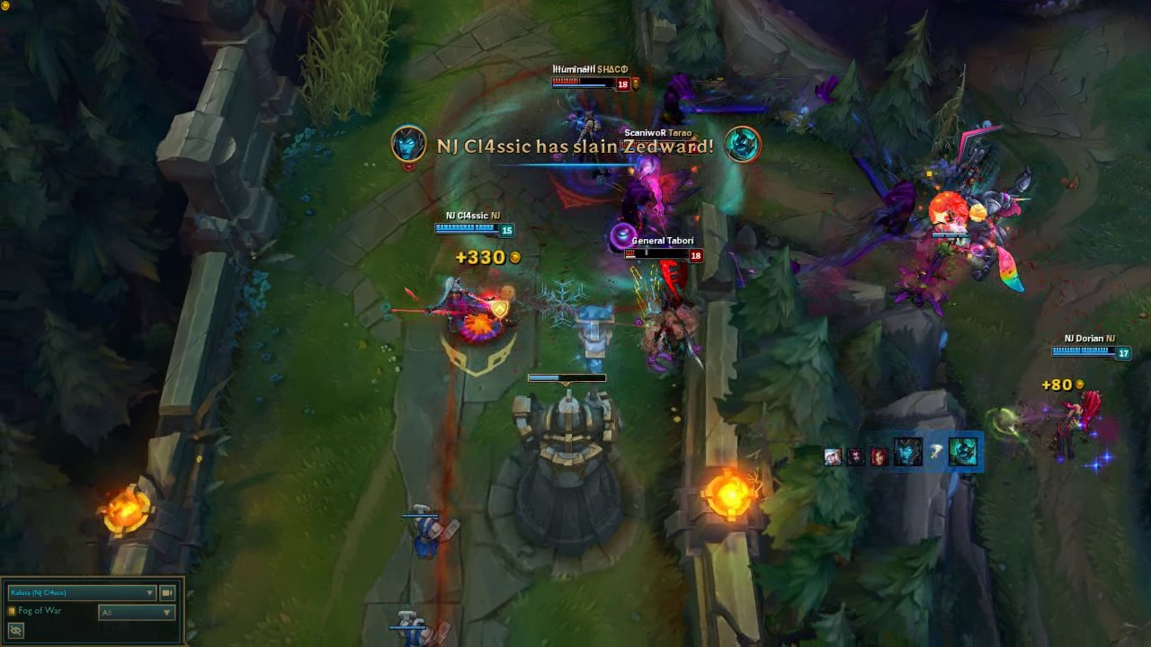 Random Kalista QuadraKill - League Randoms